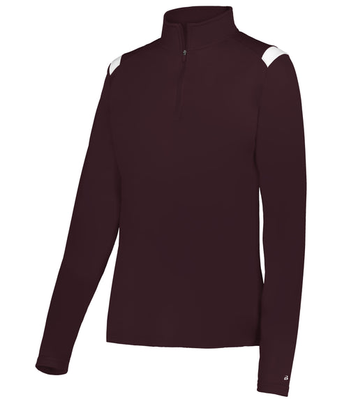 Badger Sport Ladies On The Rise 1/4 Zip Pullover